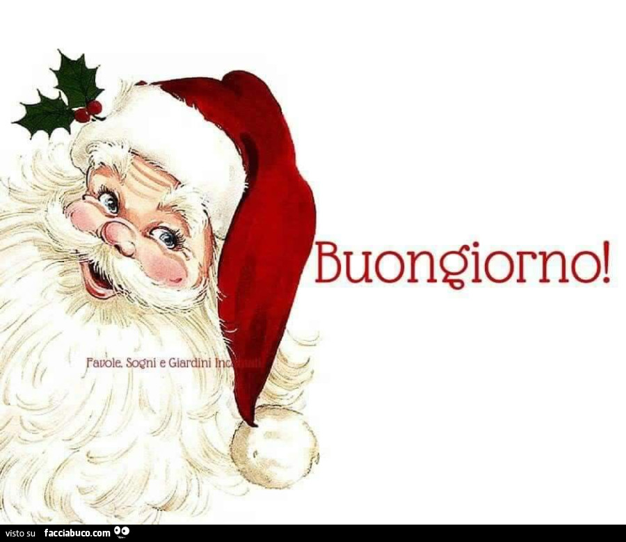 Babbo Natale: buongiorno