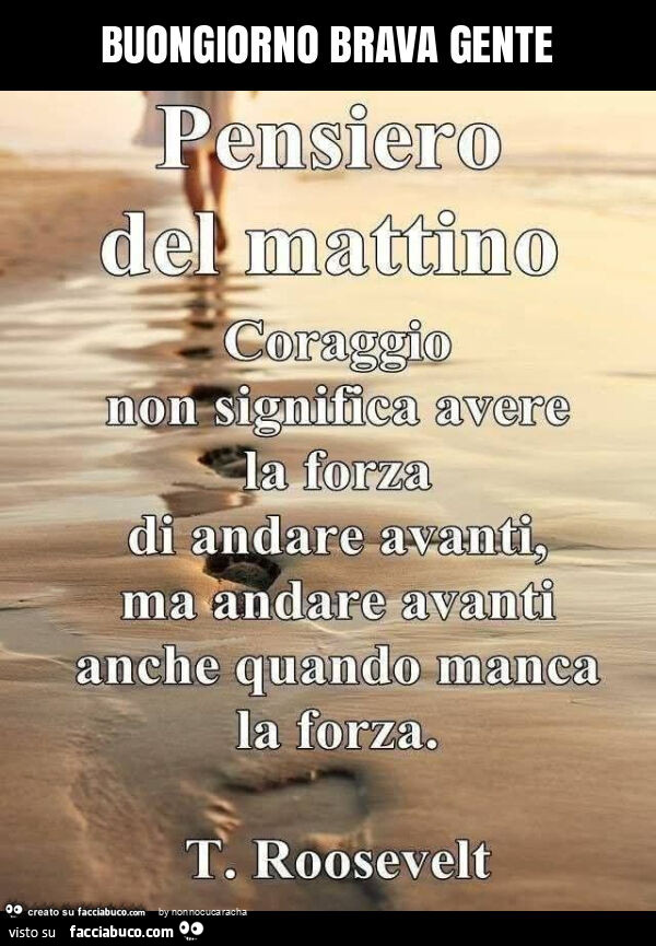 Buongiorno brava gente