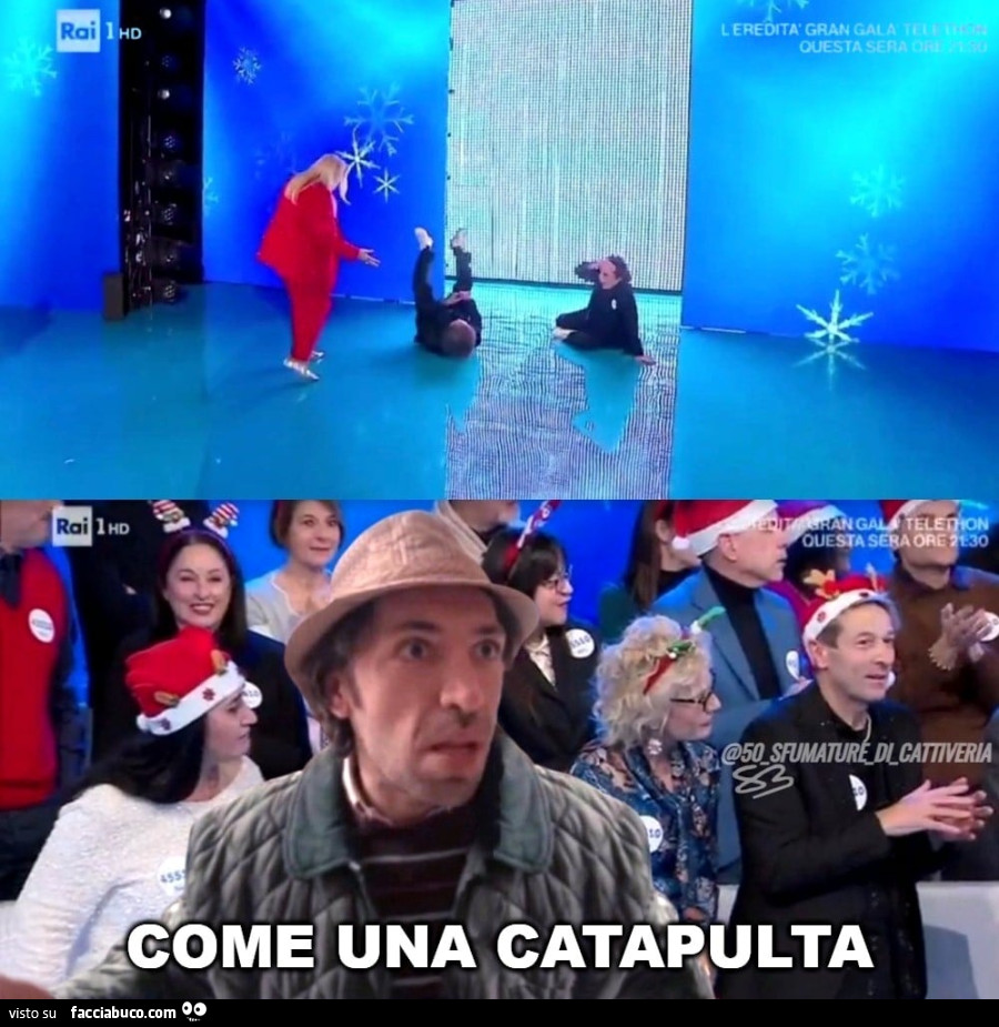 Come una catapulta