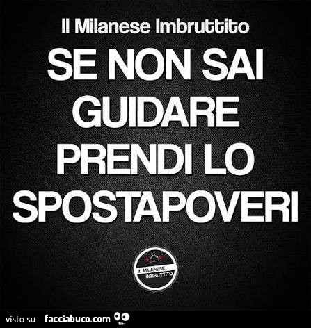 Se non sai guidare