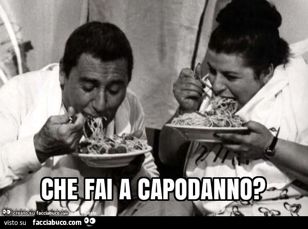 Che fai a capodanno?