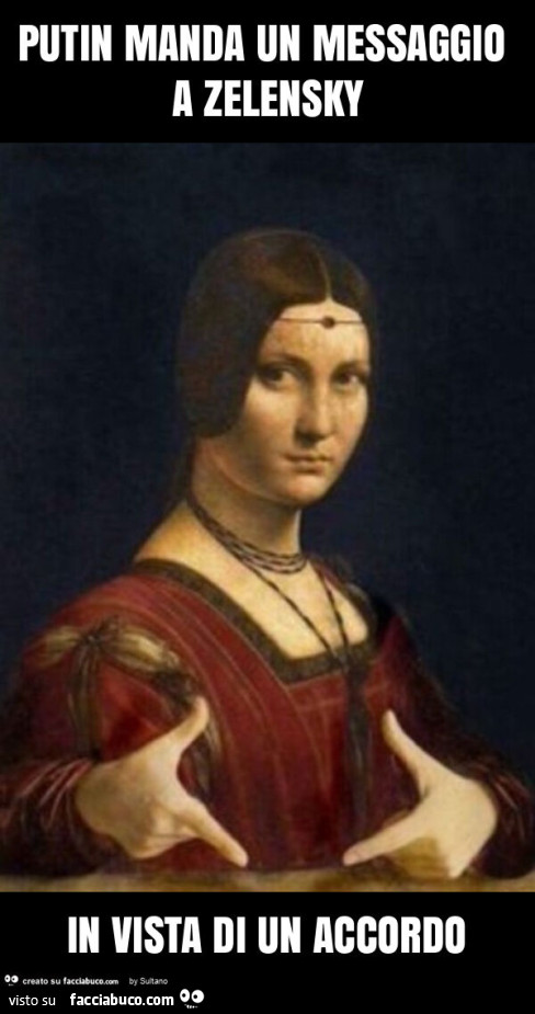 Putin manda un messaggio a zelensky in vista di un accordo