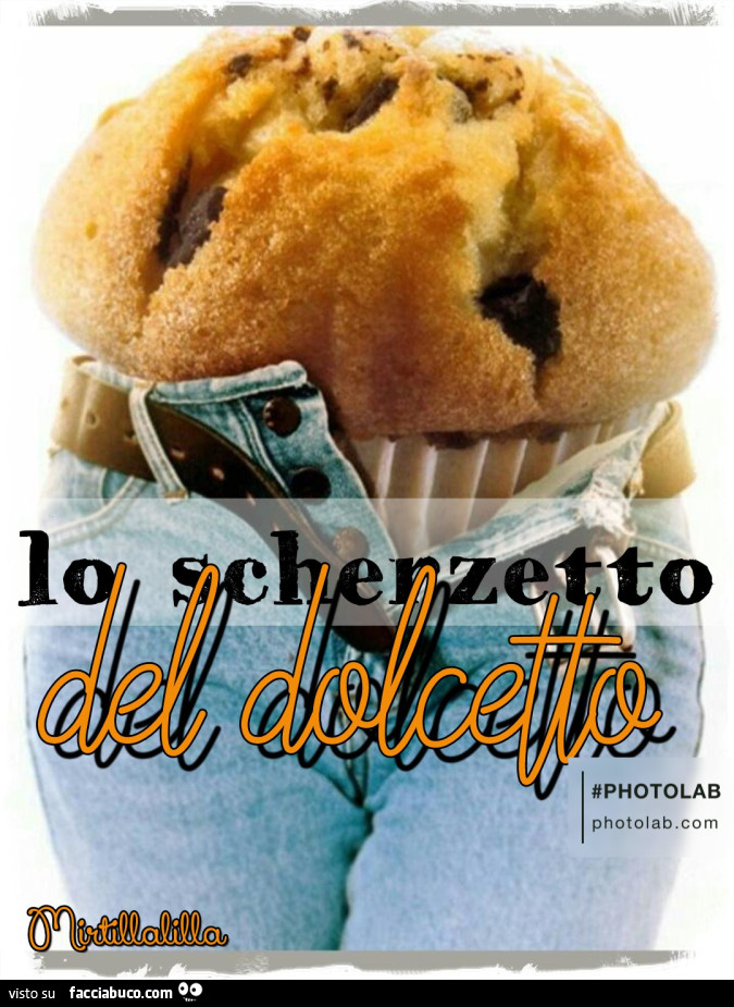 Lo scherzetto del dolcetto