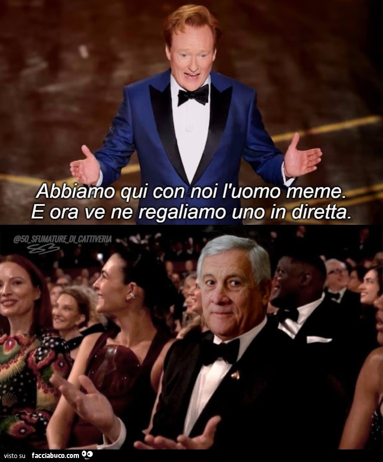 Abbiamo qui con noi l'uomo meme
