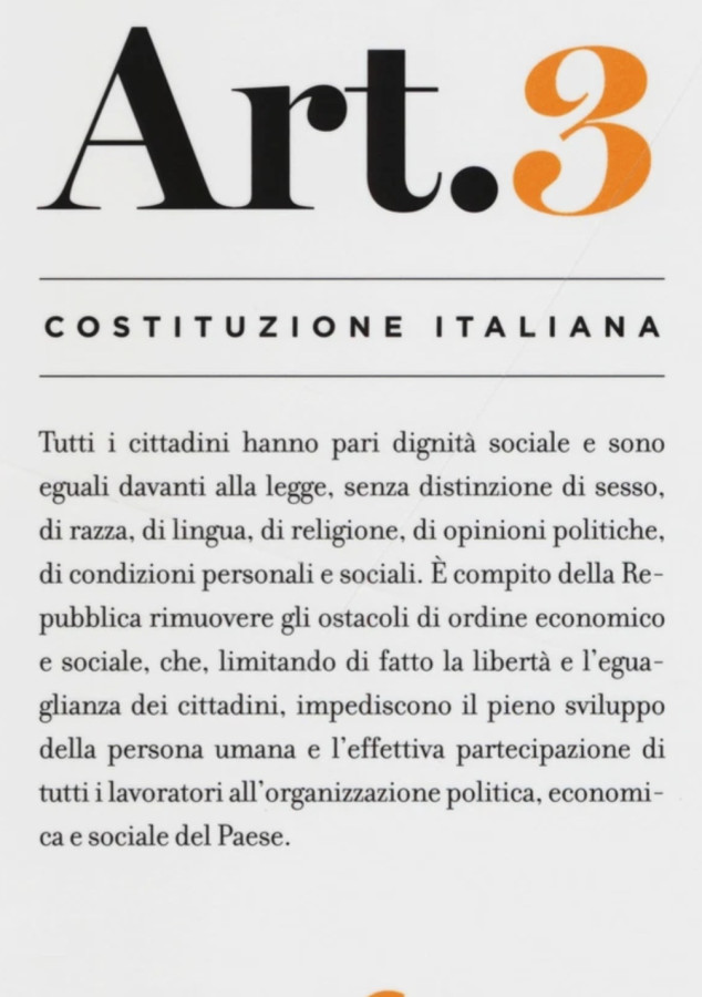 Art. 3 Costituzione Italiana