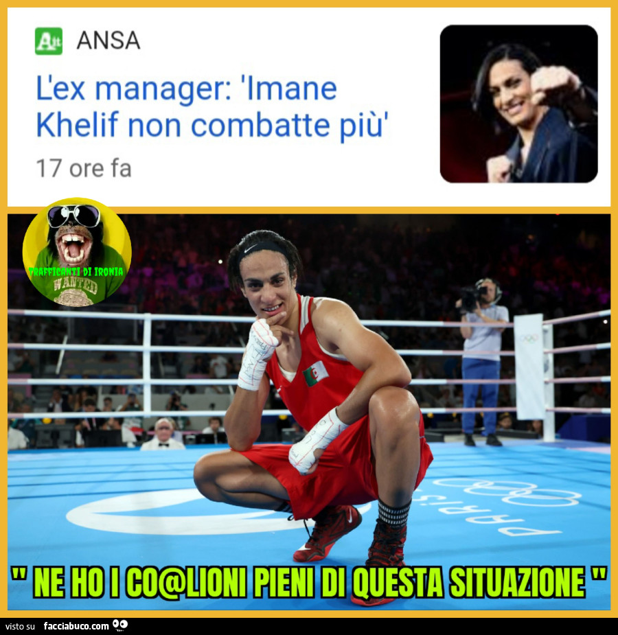 L'ex manager imane khelif non combatte più ne ho i
