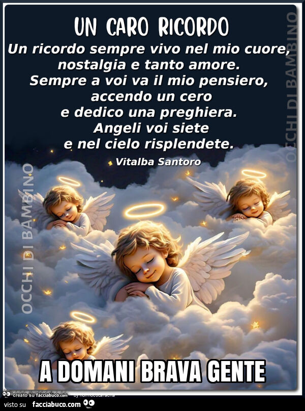 A domani brava gente