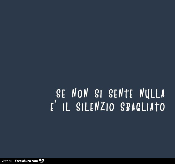 Silenzio