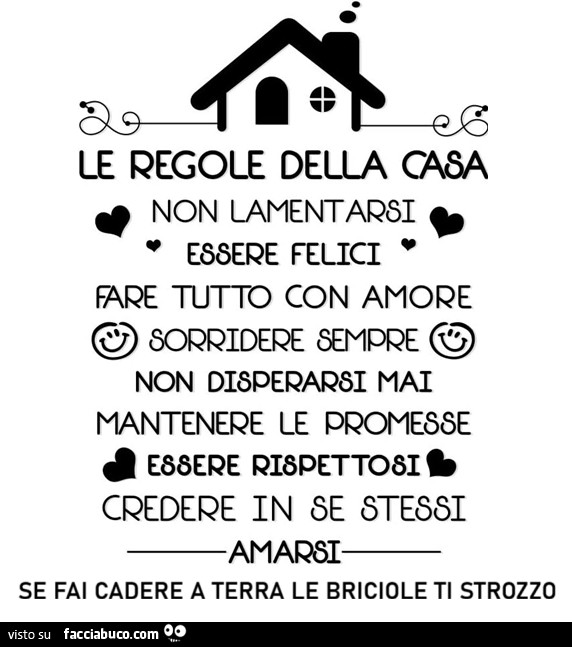 Le regole della casa