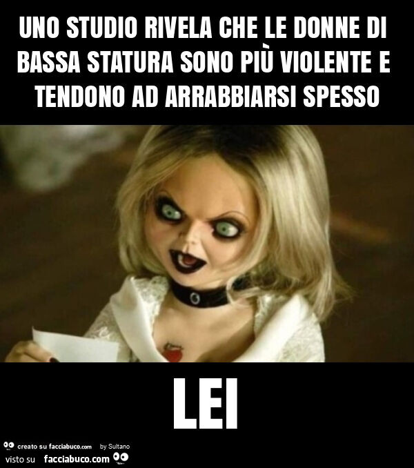 Uno studio rivela che le donne di bassa statura sono più violente e tendono ad arrabbiarsi spesso lei