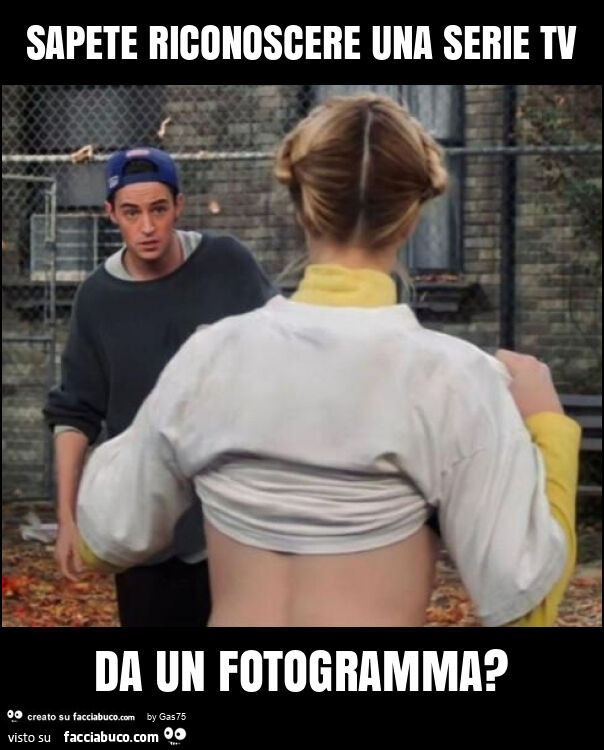 Sapete riconoscere una serie tv da un fotogramma?