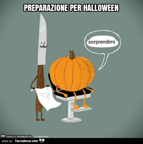 Preparazione per halloween