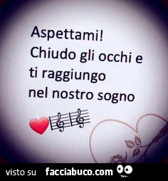 Aspettami
