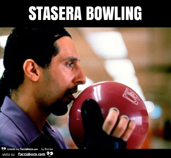 Stasera bowling
