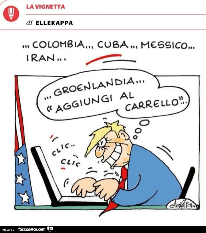 Colombia&hellip; Cuba&hellip; Messico&hellip; Iran. Groenlandia aggiungi al carrello