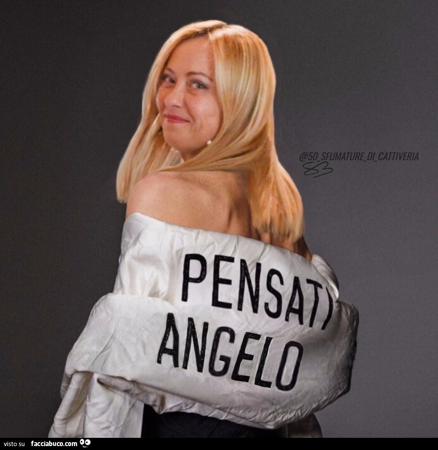 Pensati angelo