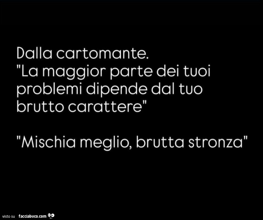 Carattere e tarocchi