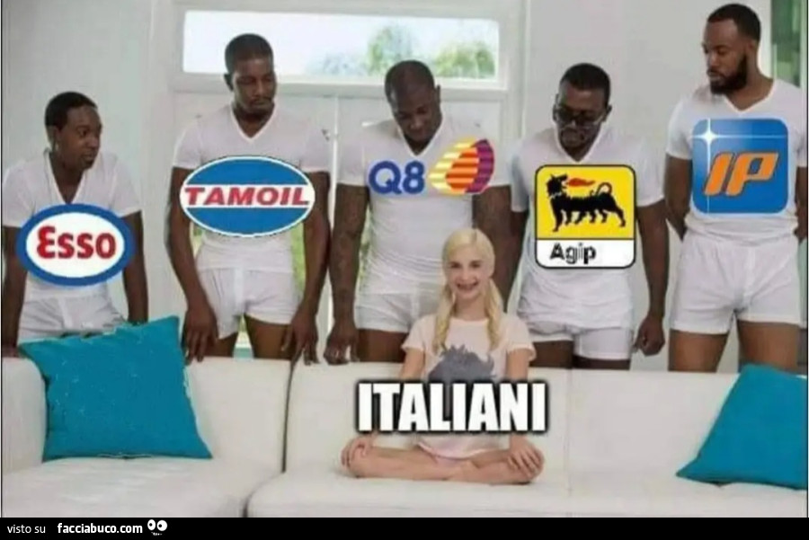Italiani esso tamoil q8 agip ip
