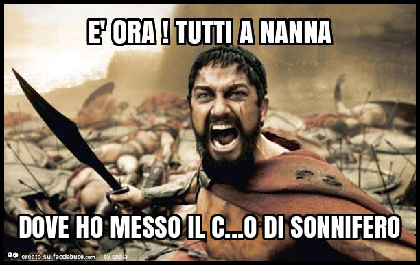 È ora! Tutti a nanna dove ho messo il c&hellip; o di sonnifero