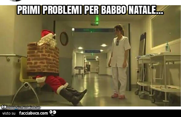 Primi problemi per babbo natale