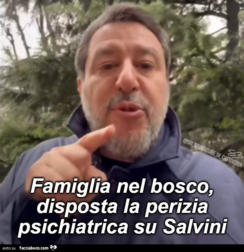 Famiglia nel bosco