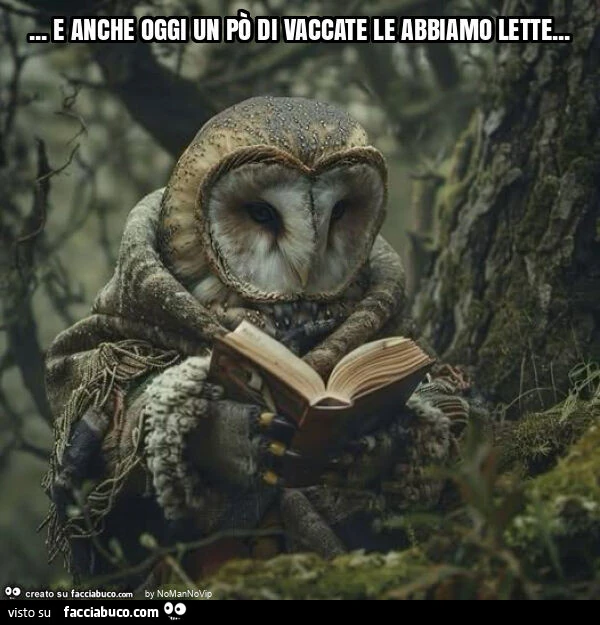 E anche oggi un po' di vaccate le abbiamo lette