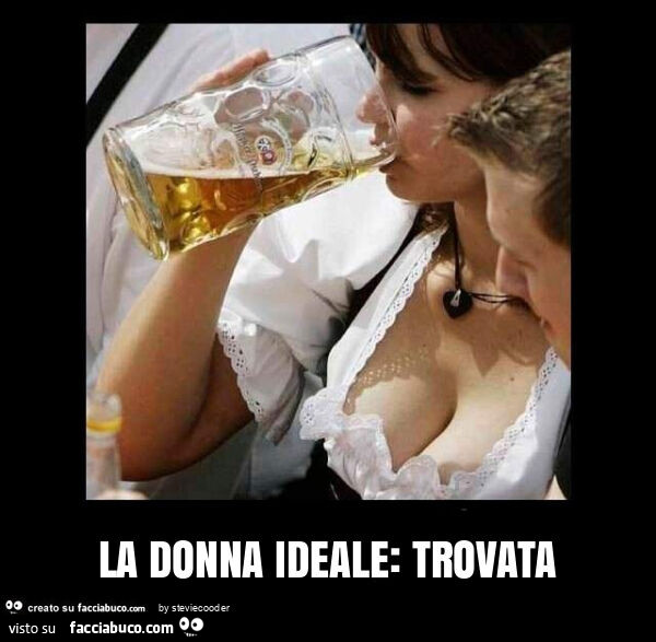 La donna ideale: trovata