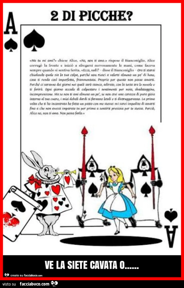 Ve la siete cavata o