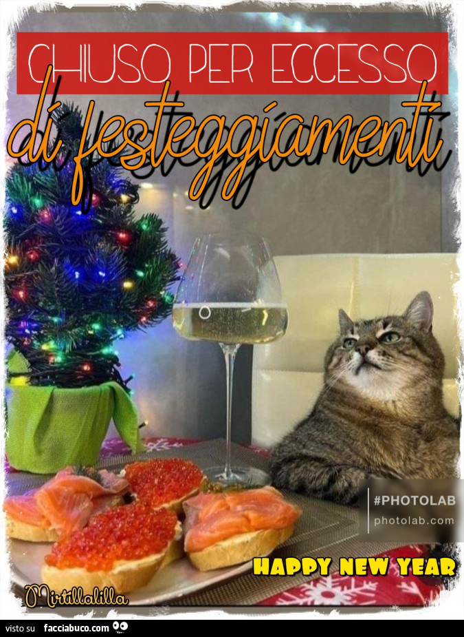 Eccesso di festeggiamenti