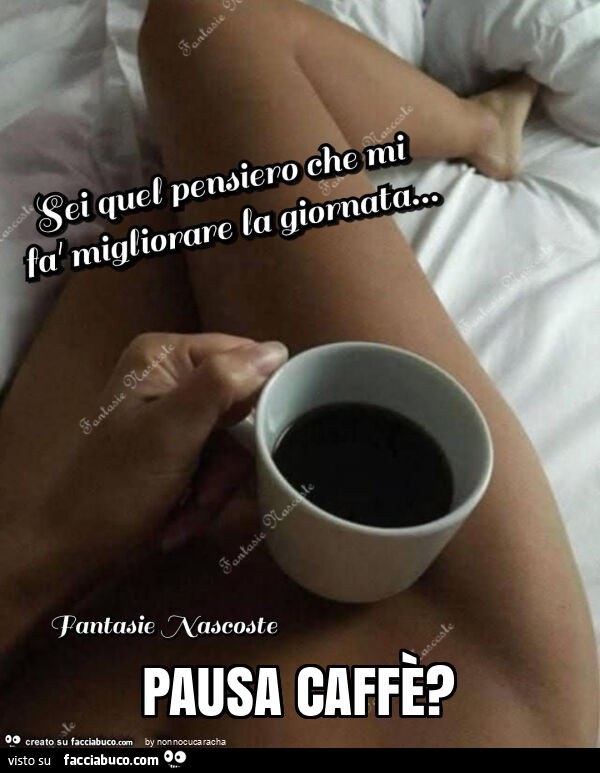 Pausa caffè?