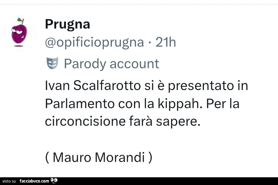 Ivan Scalfarotto si è presentato in parlamento con la kippah. Per la circoncisione farà sapere