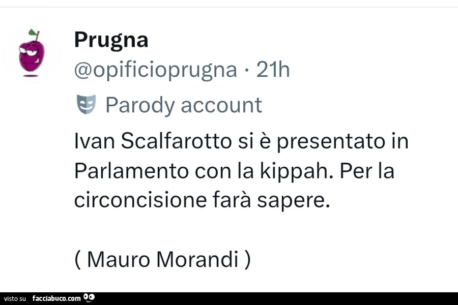 Ivan Scalfarotto si è presentato in parlamento con la kippah. Per la circoncisione farà sapere