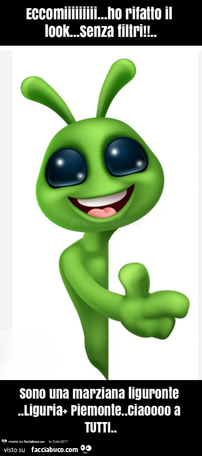 Eccomiiiiiiiii… ho rifatto il look… senza filtri! . Sono una marziana liguronte. Liguria+ piemonte. Ciaoooo a tutti