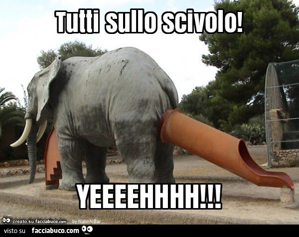 Tutti sullo scivolo! Yeeeehhhh