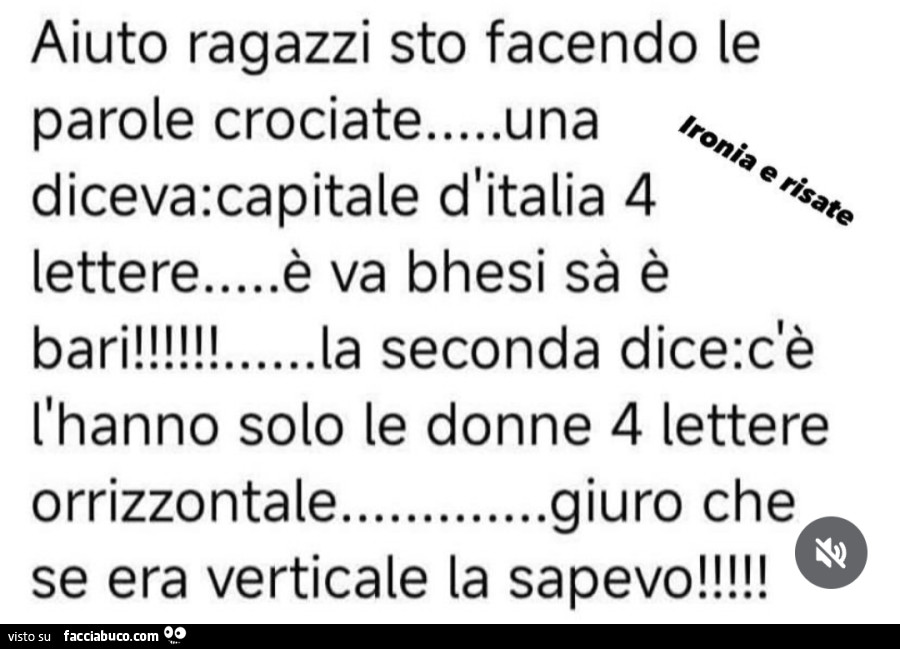 Aiuto ragazzi sto facendo le parole crociate… una diceva: capitale d'italia 4 lettere