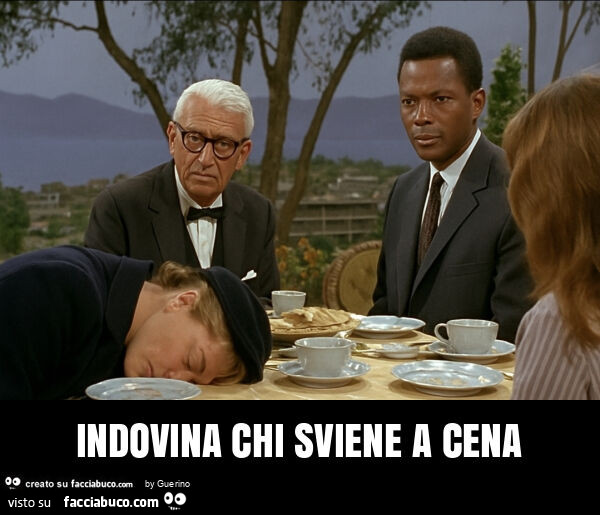 Indovina chi sviene a cena