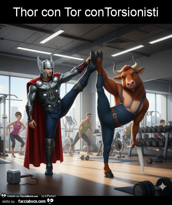 Thor con tor contorsionisti