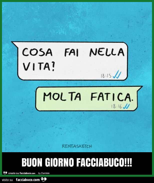Buon giorno facciabuco