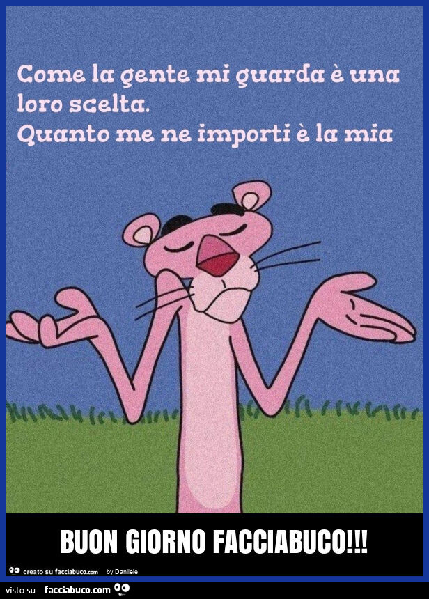 Buon giorno facciabuco