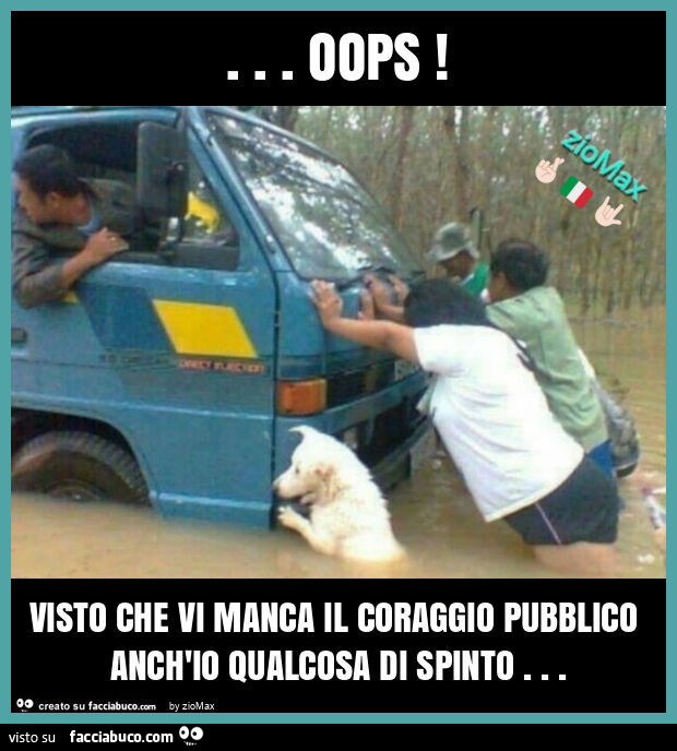 Oops! Visto che vi manca il coraggio pubblico anch'io qualcosa di spinto