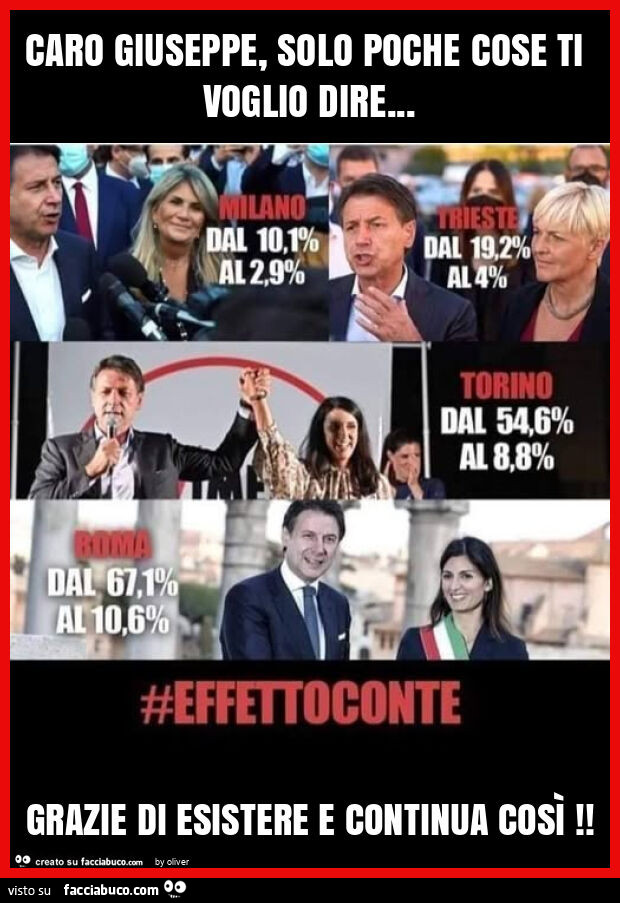 Caro giuseppe, solo poche cose ti voglio dire… grazie di esistere e continua così