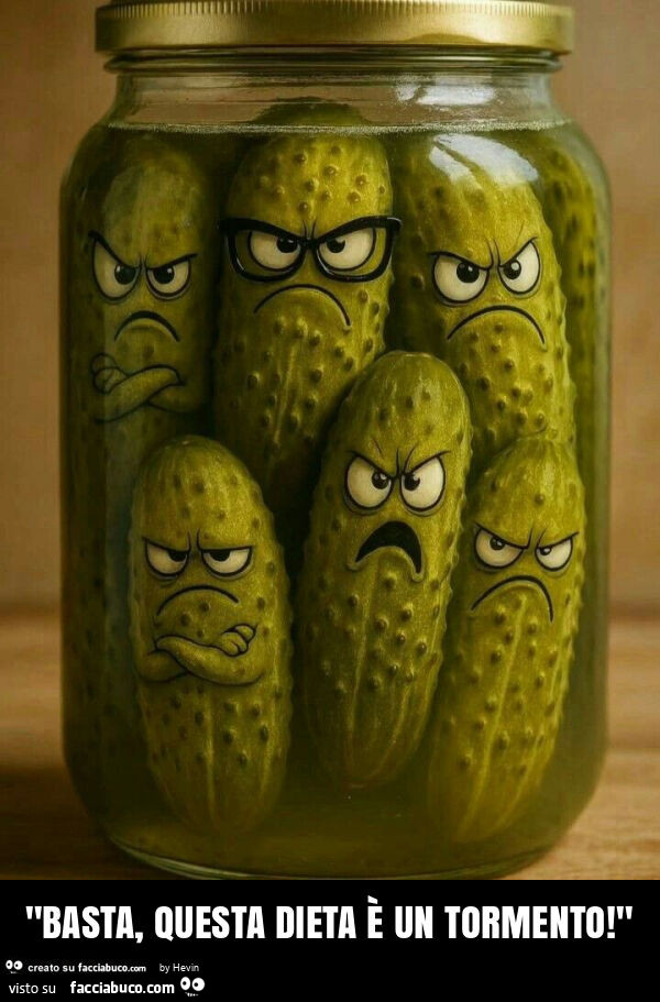 "basta, questa dieta รจ un tormento! "