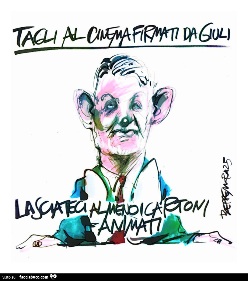 Tagli al cinema firmati da Giuli