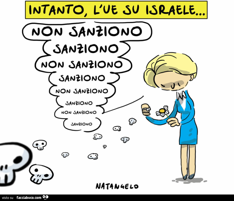 Intanto l'UE su Israele. Non sanzono