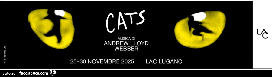 Cats Musical, Lugano Lac