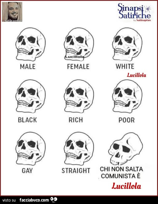 Teschio chi non salta comunista è