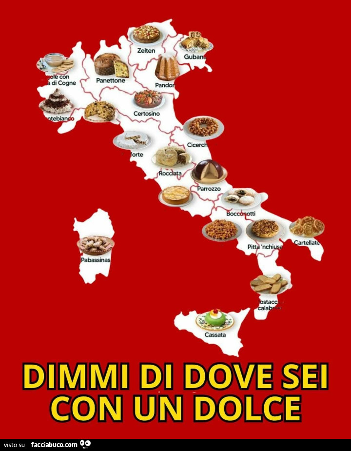 Dolci natalizi in giro per l'Italia. Dimmi di dovesei con un dolce
