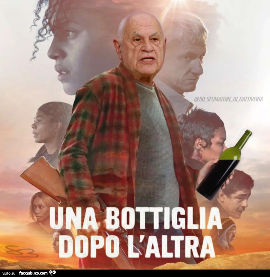 Una bottiglia dopo l'altra