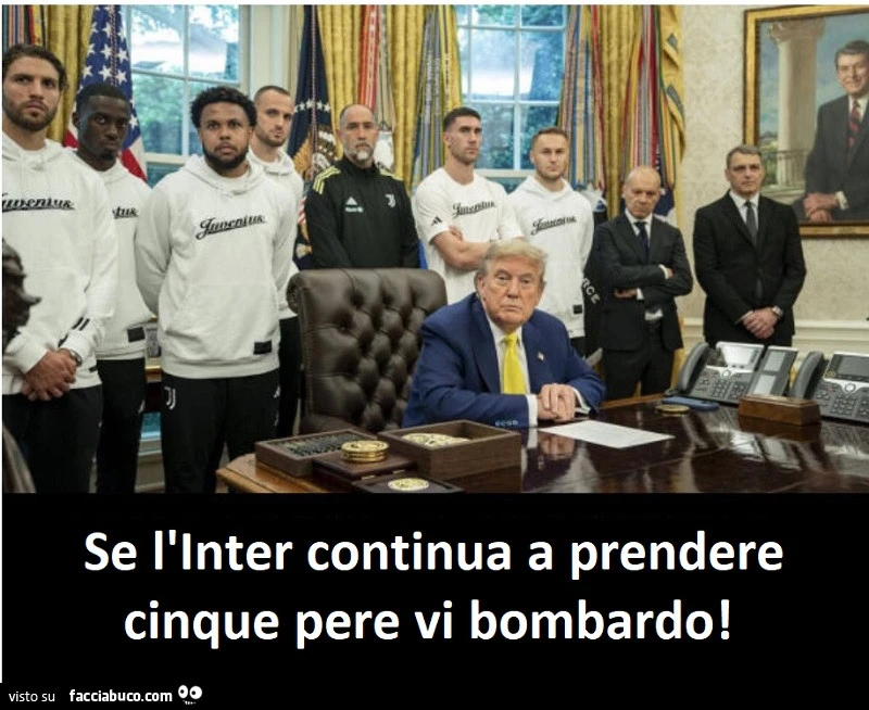 Trump, Inter, prendere 5 Goal