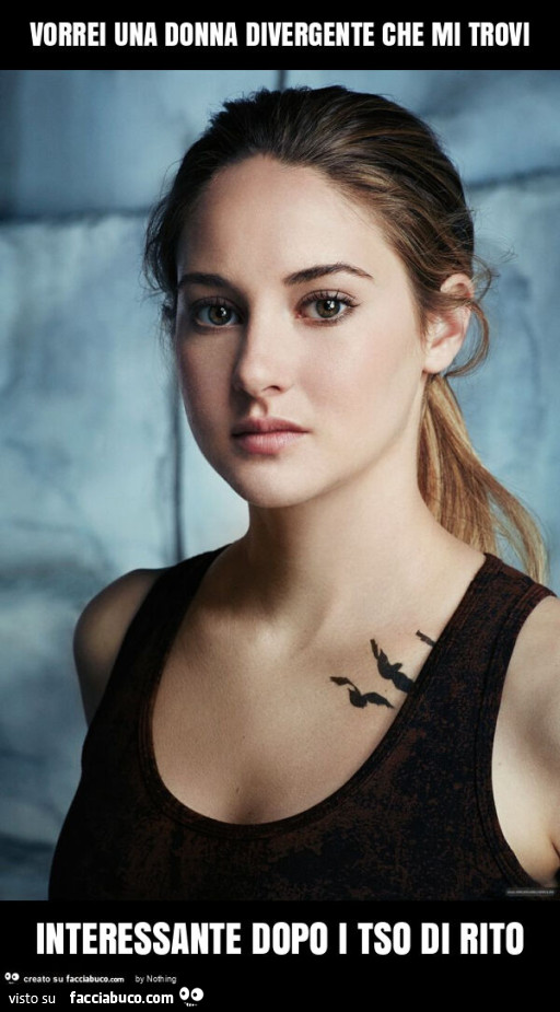 Vorrei una donna divergente che mi trovi interessante dopo i tso di rito